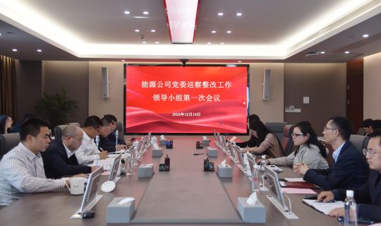 能源公司召开党委巡察整改工作领导小组第一次会议