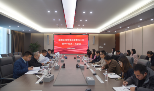 能源公司召开党委巡察整改工作领导小组第二次会议