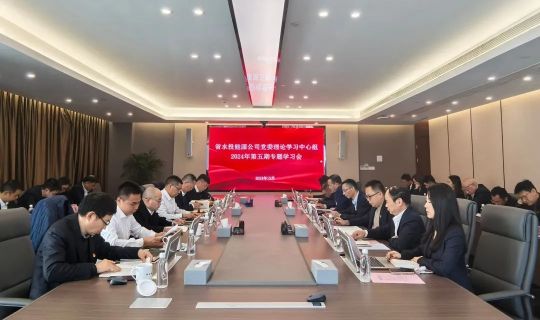 能源公司召开党委理论学习中心组2024年第五期集体学习会 专题学习习近平总书记关于国家能源安全的重要论述